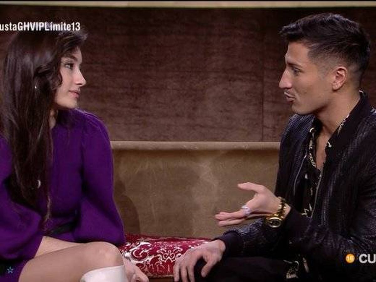 Foto: Adara y Gianmarco, en 'GH VIP 7'. (Telecinco)