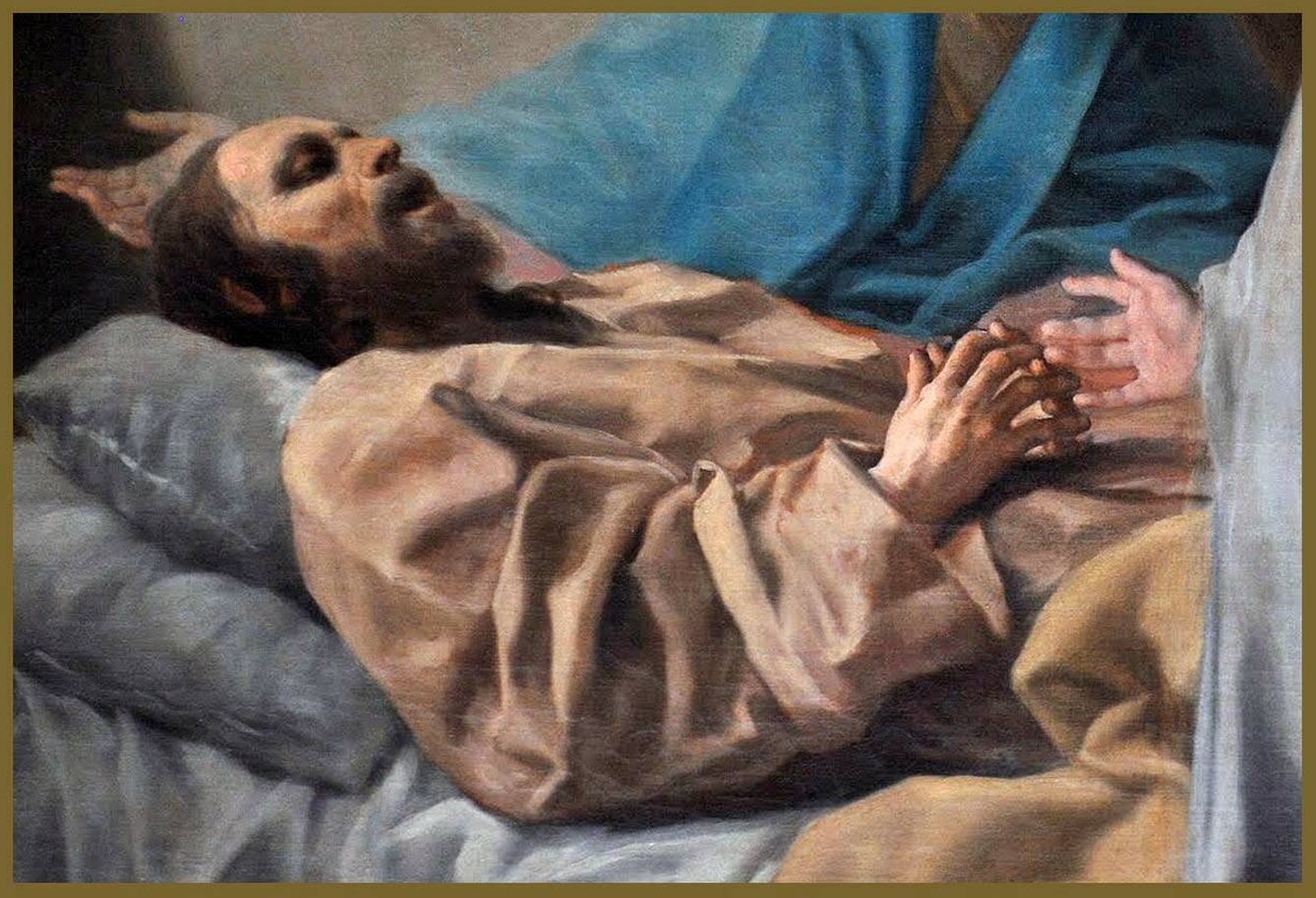 'La muerte de San José', de Francisco de Goya. Monasterio de San Joaquín y Santa Ana. 1787.