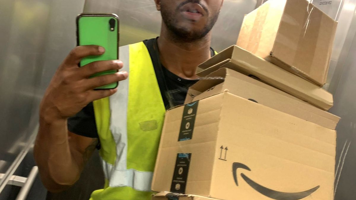 "Necesitaba un trabajo": el repartidor de Amazon que sueña con Tokio 2021