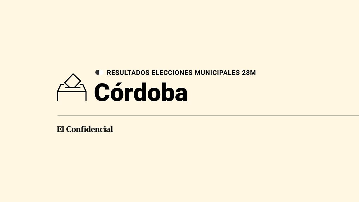Escrutinio y ganador en Córdoba: resultados de las elecciones municipales de 2023