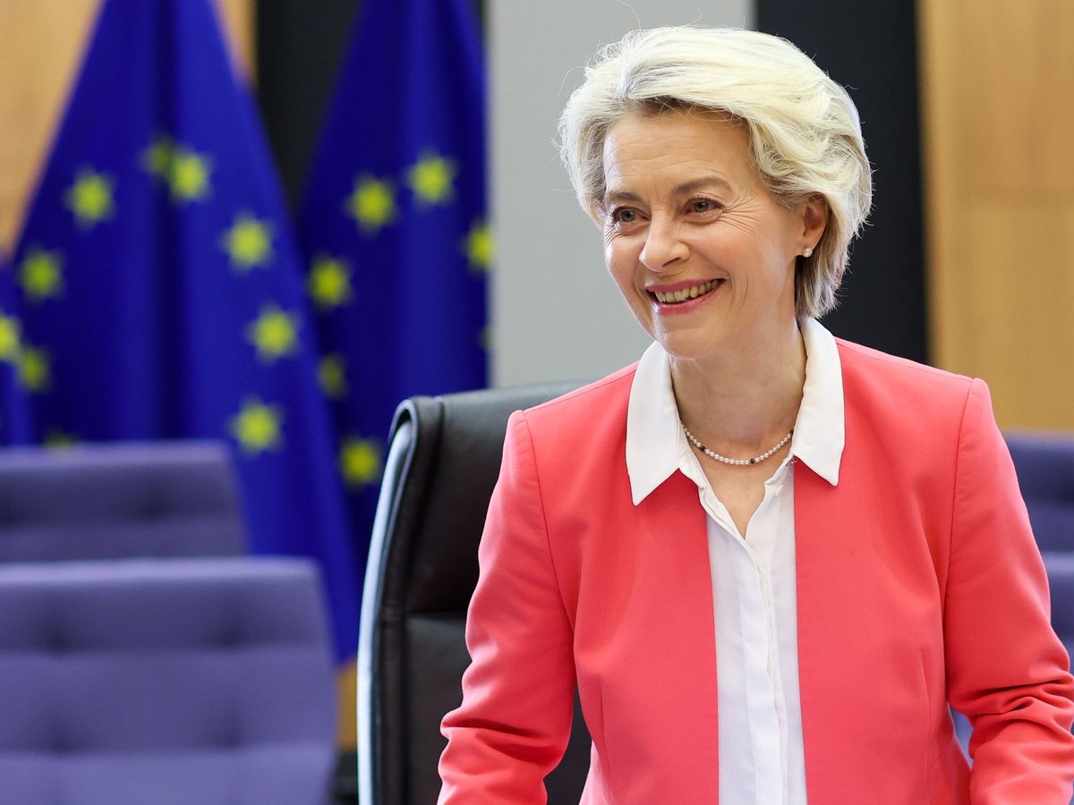 Foto: La presidenta de la Comisión, Ursula von der Leyen. (EFE/EPA/Olivier Hoslet)