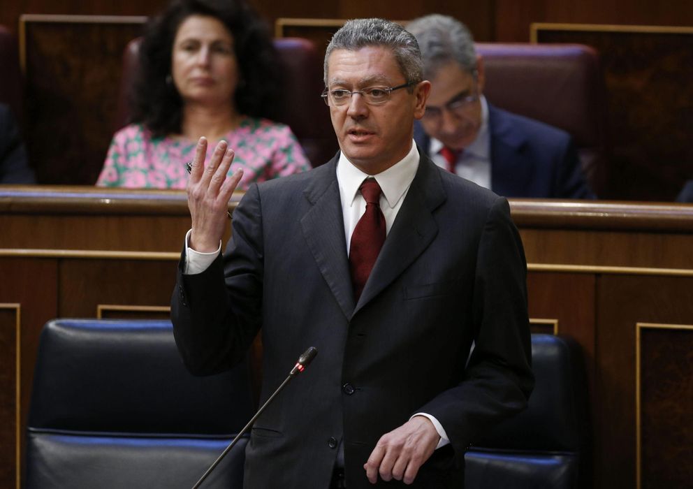 Foto: El ministro de Justicia, Alberto Ruiz-Gallardón (EFE)