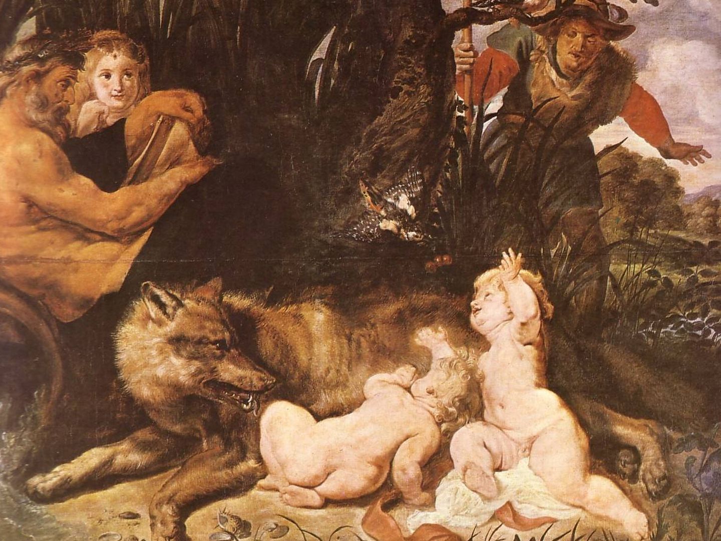 'Rómulo y Remo', por Rubens