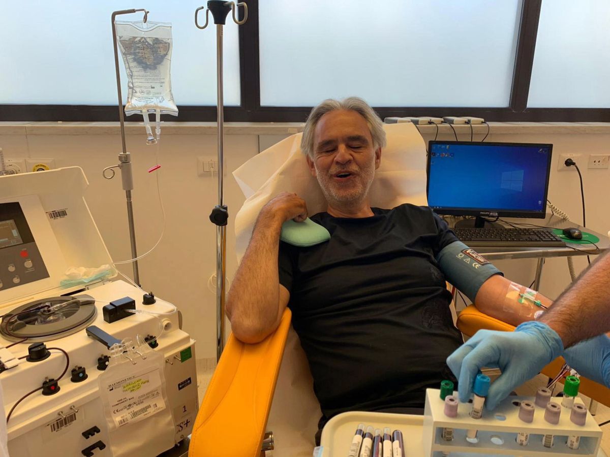 Foto: Andrea Bocelli donó su plasma para la investigación del coronavirus (EFE EPA)