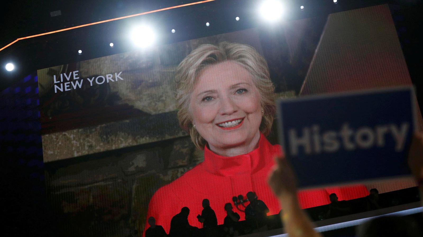 Foto: La candidata demócrata a la Casa Blanca, Hillary Clinton, durante la convención de este martes. (Reuters) 