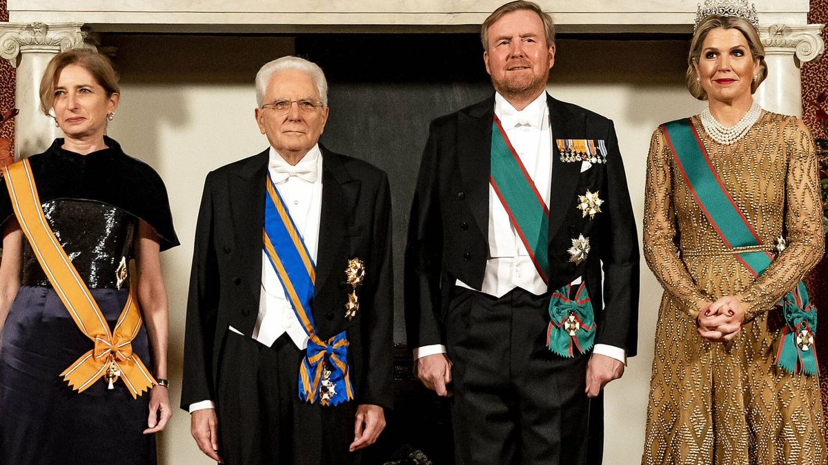 Guillermo y Máxima de Holanda abren las puertas de palacio para una cena de gala con Italia