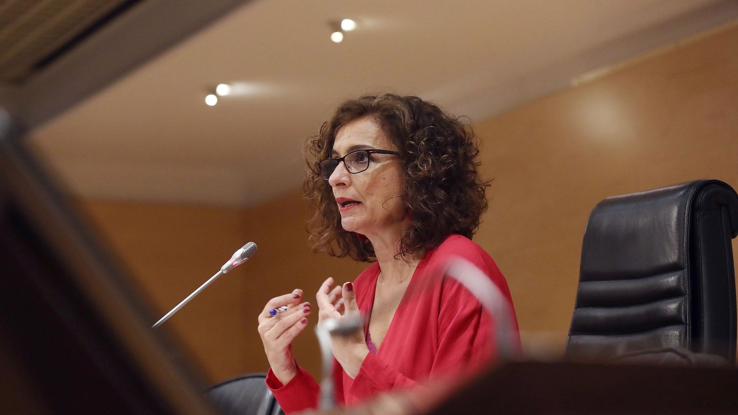 María Jesús Montero, este 7 de febrero tras la reunión del Consejo de Política Fiscal y Financiera, en Madrid. (EFE)