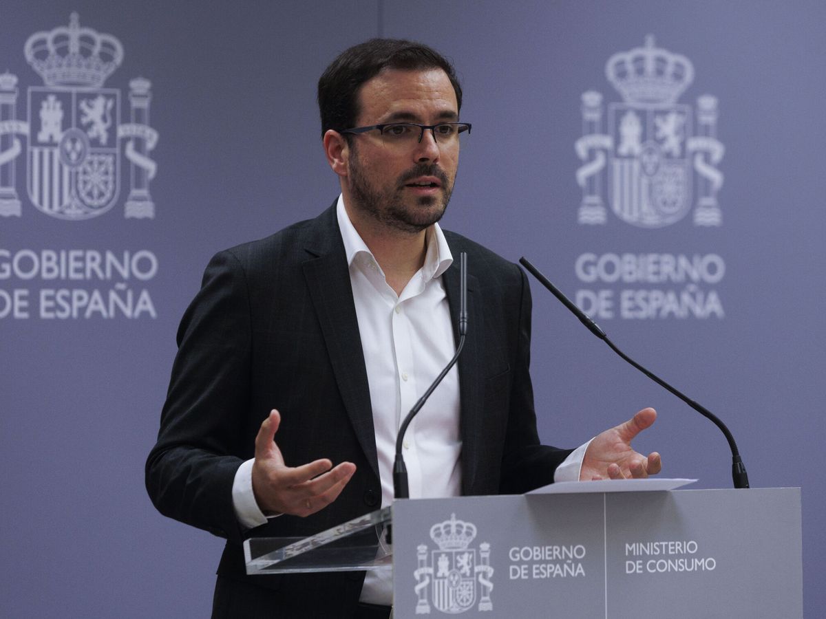 Foto: El ministro de Consumo, Alberto Garzón. (EFE/Pérez)