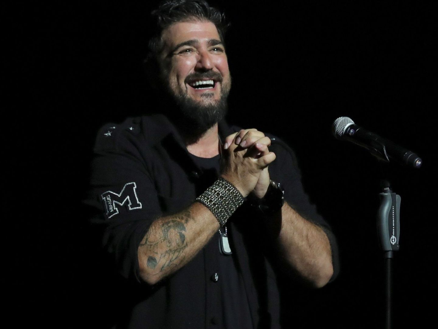 Antonio Orozco, durante un concierto en el Teatro Real de Madrid. (EFE)