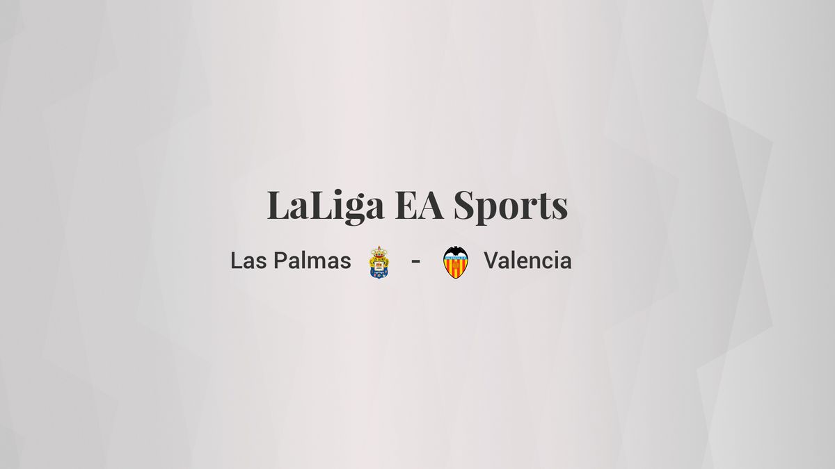 Las Palmas - Valencia: resumen, resultado y estadísticas del partido de LaLiga EA Sports