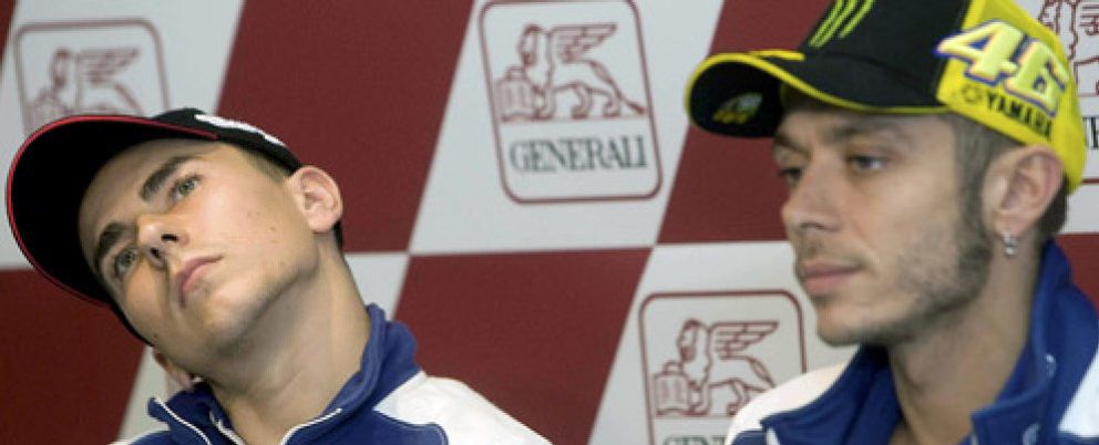 Foto: Rossi: "Lorenzo es un grande porque pone a todos de acuerdo: cae antipático"