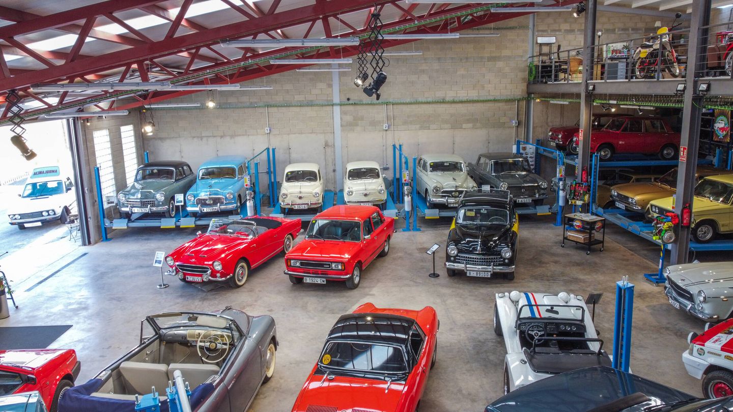Las instalaciones de la colección están ideadas para albergar un máximo de 40 coches.
