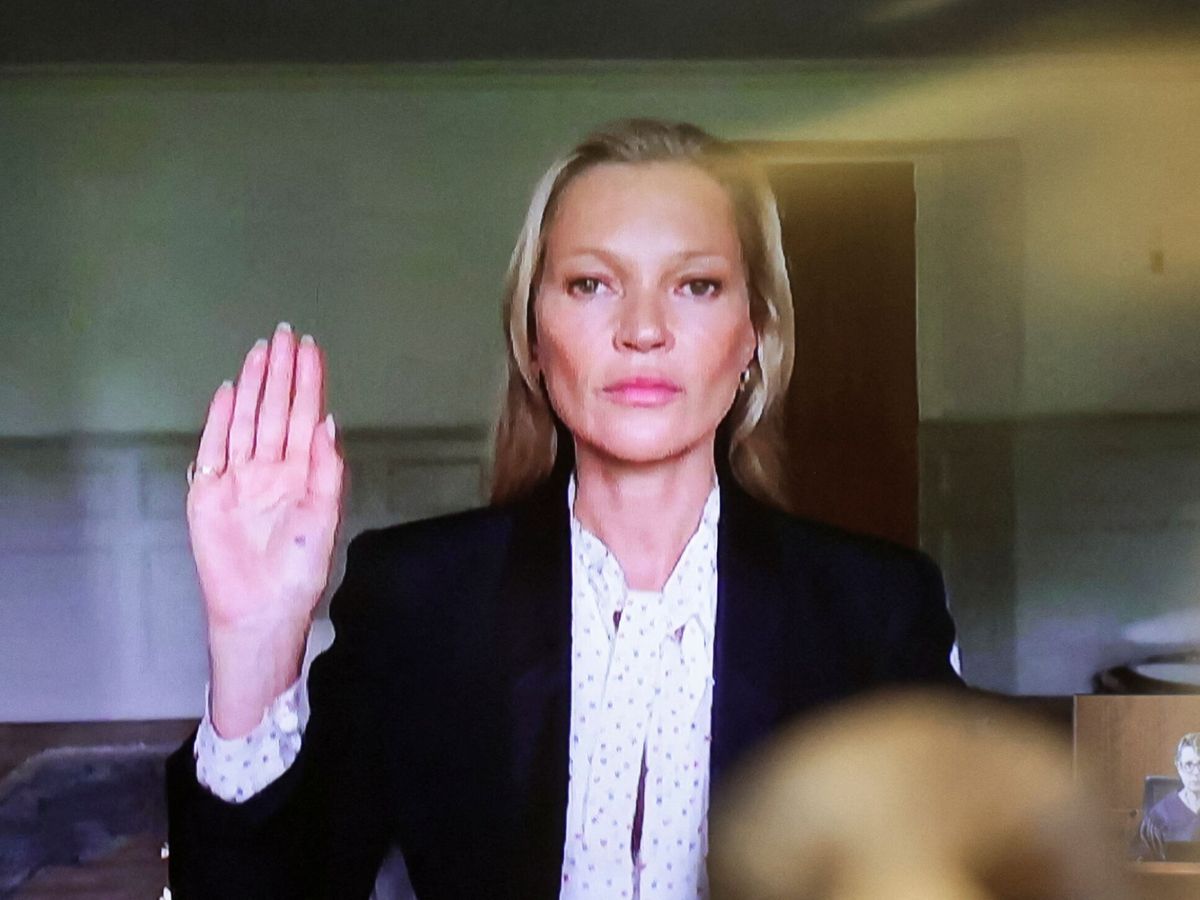 Foto: Kate Moss declara en el juicio. (Reuters)