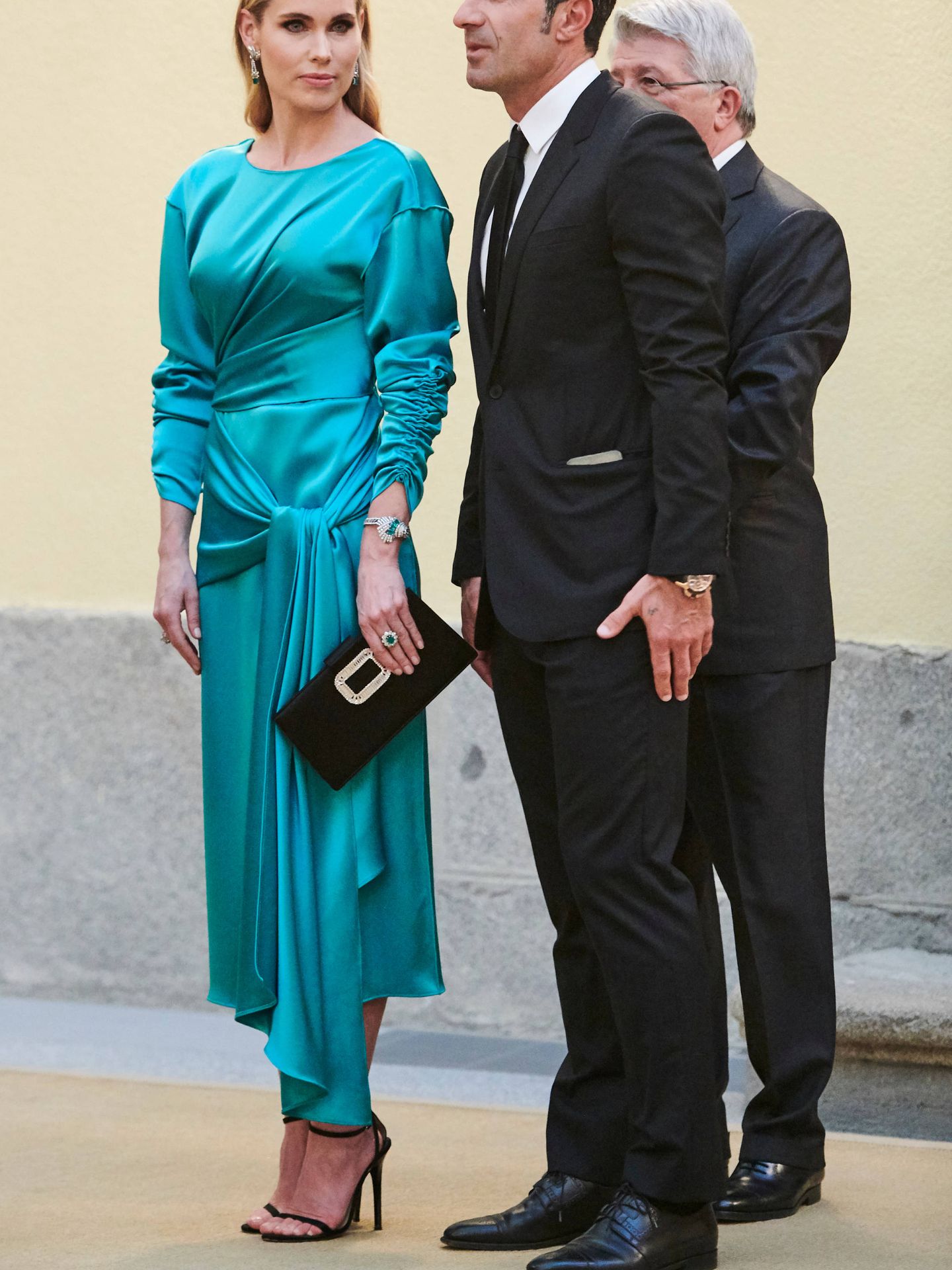Luis Figo y Helen Swedin. (Limited Pictures)