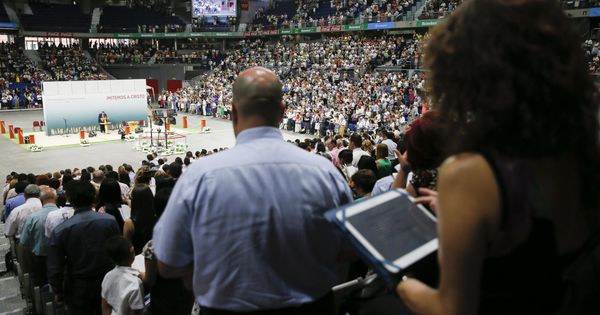 Foto: Vista general de la Asamblea anual de los Testigos de Jehová en 2015. (EFE)