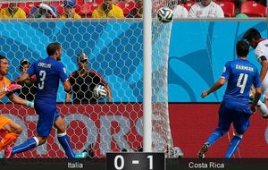 Costa Rica se atreve a destrozar a Italia y a eliminar a Inglaterra