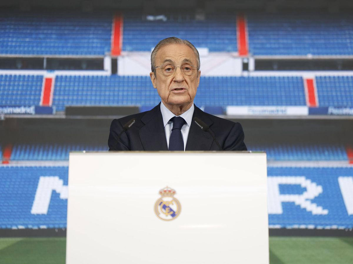 Foto: El presidente del Real Madrid, Florentino Pérez, durante un acto institucional. FOTO: EFE