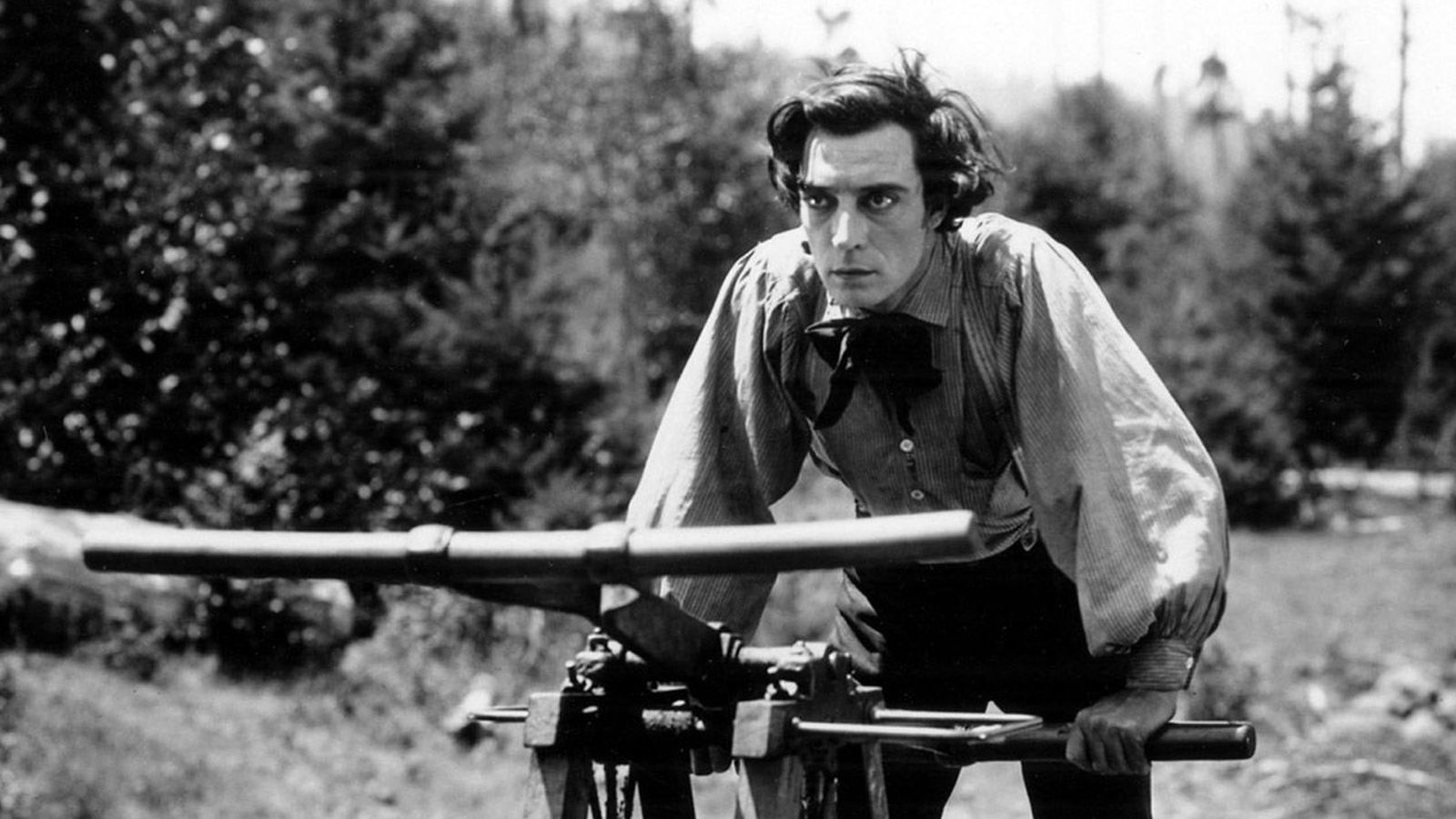 Foto: Buster Keaton en 'El maquinista de la general'