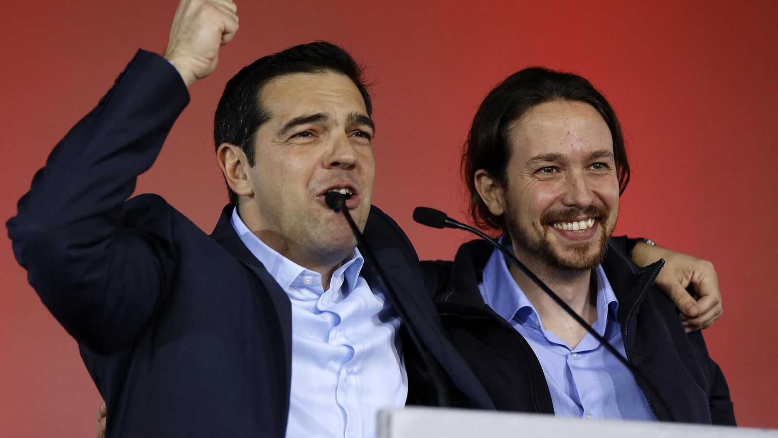 Foto: Alexis Tsipras y Pablo Iglesias, juntos en Atenas el pasado mes de enero (Reuters)