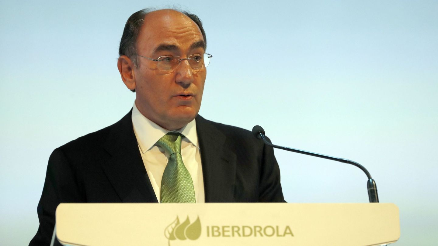 El presidente de Iberdrola, Ignacio Sánchez Galán, en un acto. (EFE)