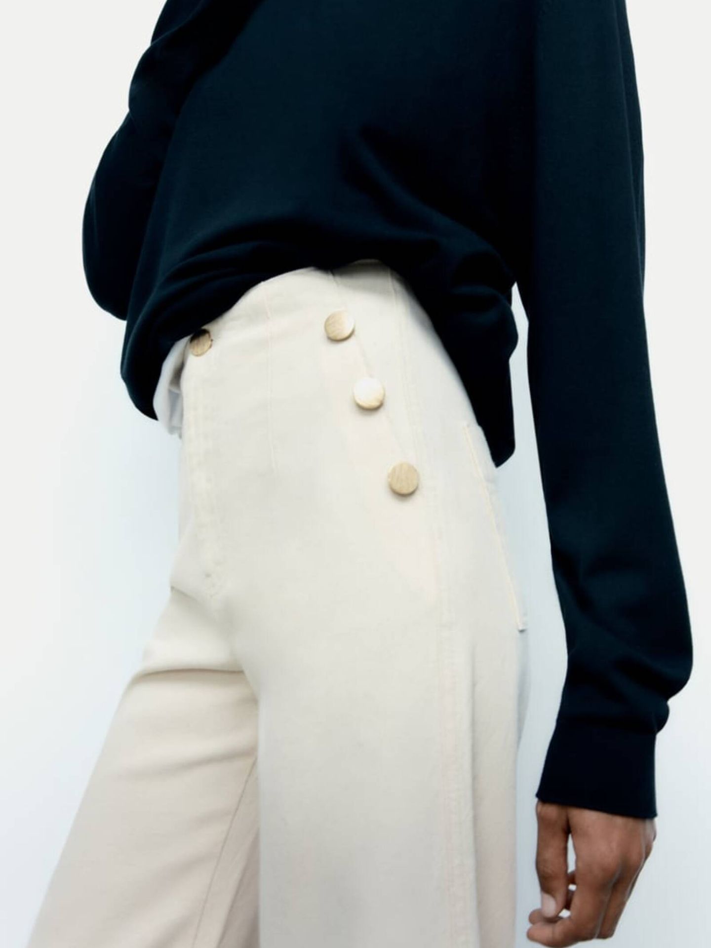 Detalle del pantalón de Zara que no te quitarás en todo el invierno. (Cortesía/Zara)