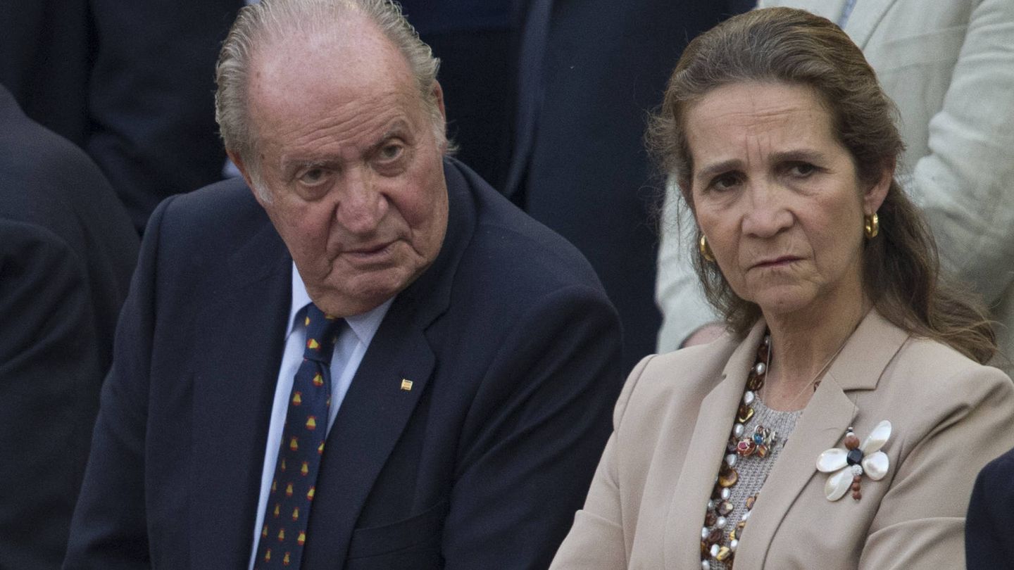  El rey Juan Carlos y su hija Elena tienen una relación muy estrecha. (Gtres)