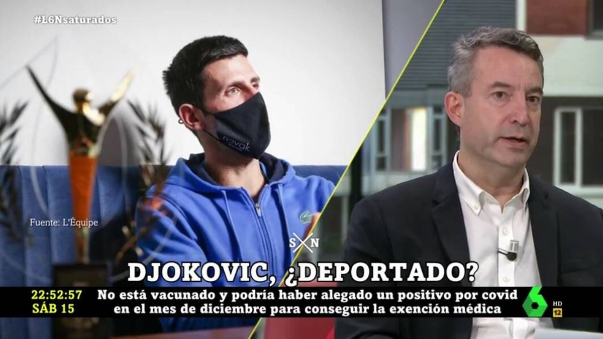 'La Sexta noche' | Carballo sentencia a Djokovic: "No merece jugar el Open"
