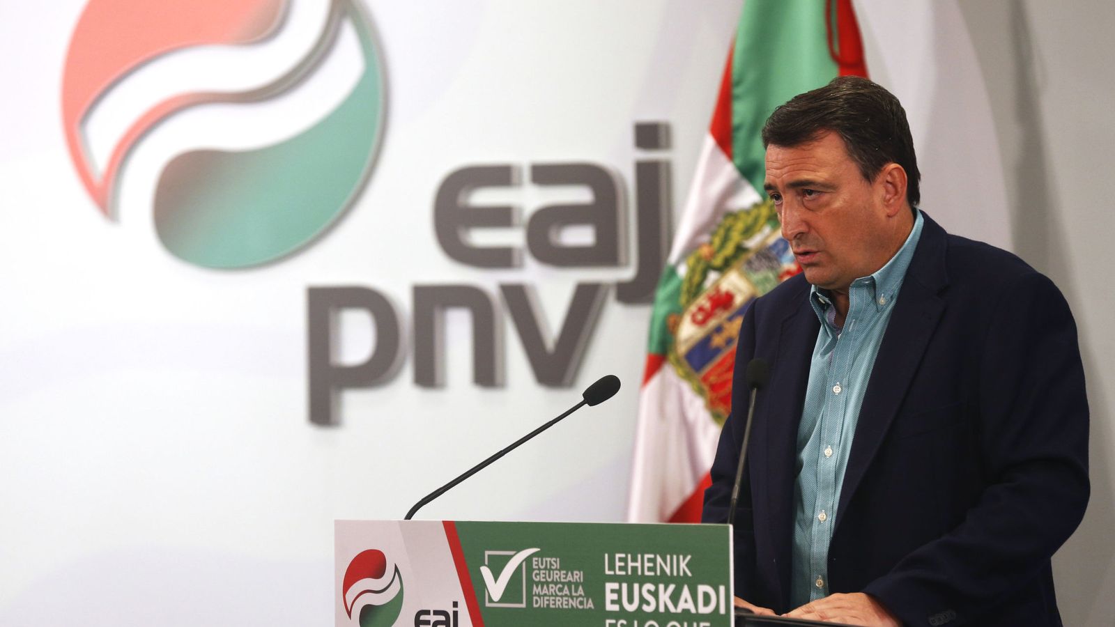 Foto: El dirigente del PNV, Aitor Esteban. (EFE)