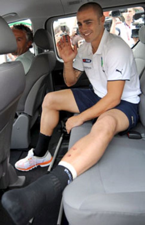Foto: Cannavaro tardará dos meses en recuperarse