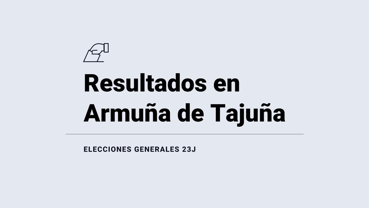 Resultados y última hora en Armuña de Tajuña de las elecciones 2023: el PSOE es la fuerza con mayor número de votos