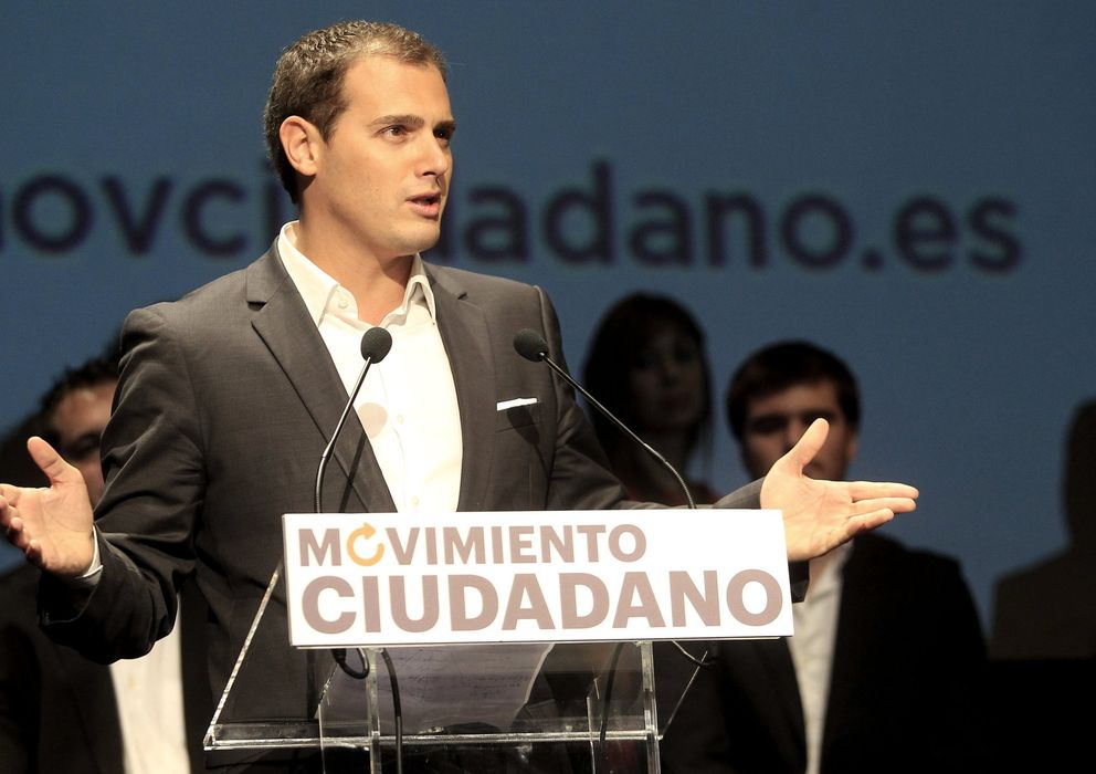 Foto:  El presidente de Ciutadano, Albert Rivera, durante su intervención en el acto de presentación de Movimiento Ciudadano