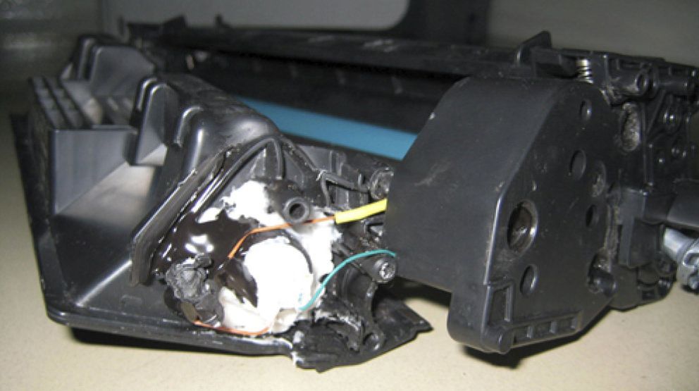 Foto: Uno de los paquetes bomba dirigido a EEUU viajó en dos aviones de pasajeros