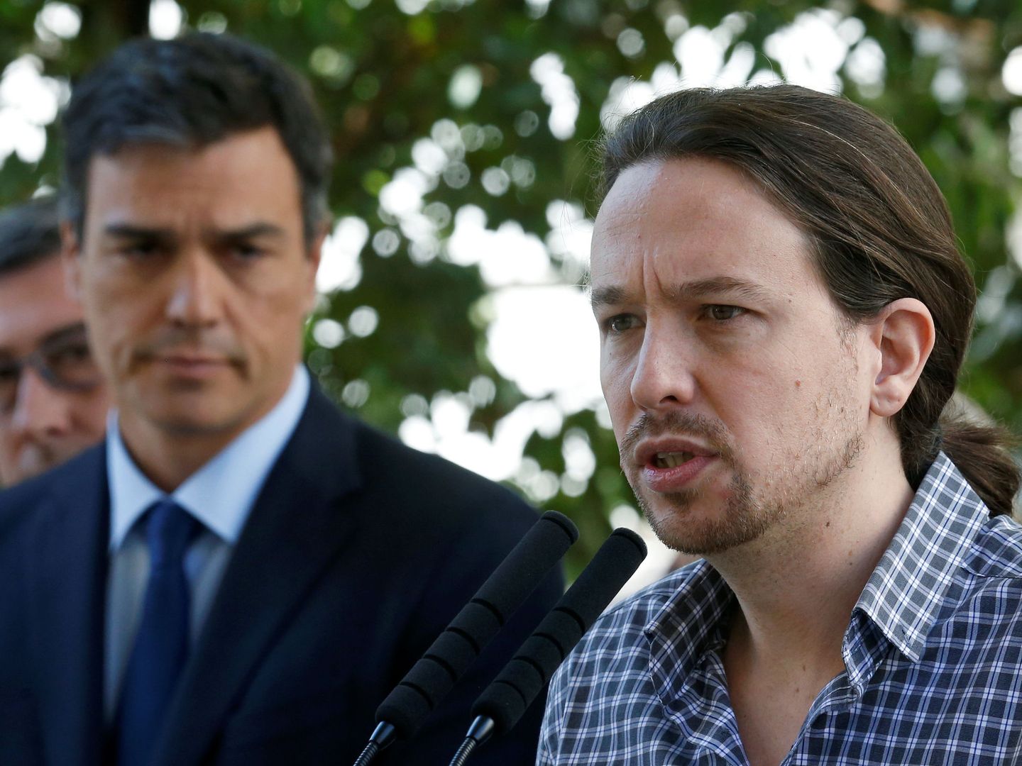 Pedro Sánchez y Pablo Igesias ahora exhiben sintonía. (Reuters)