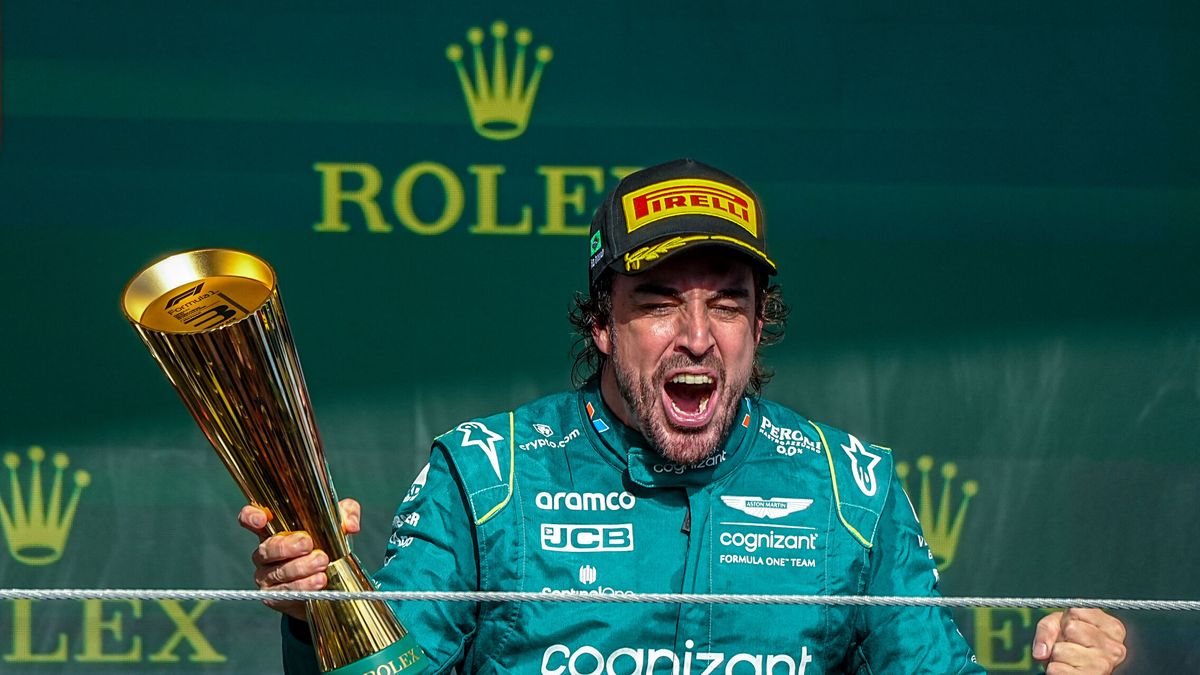 Fernando Alonso o el arte de la guerra para arrebatarle el podio a Checo Pérez en Brasil