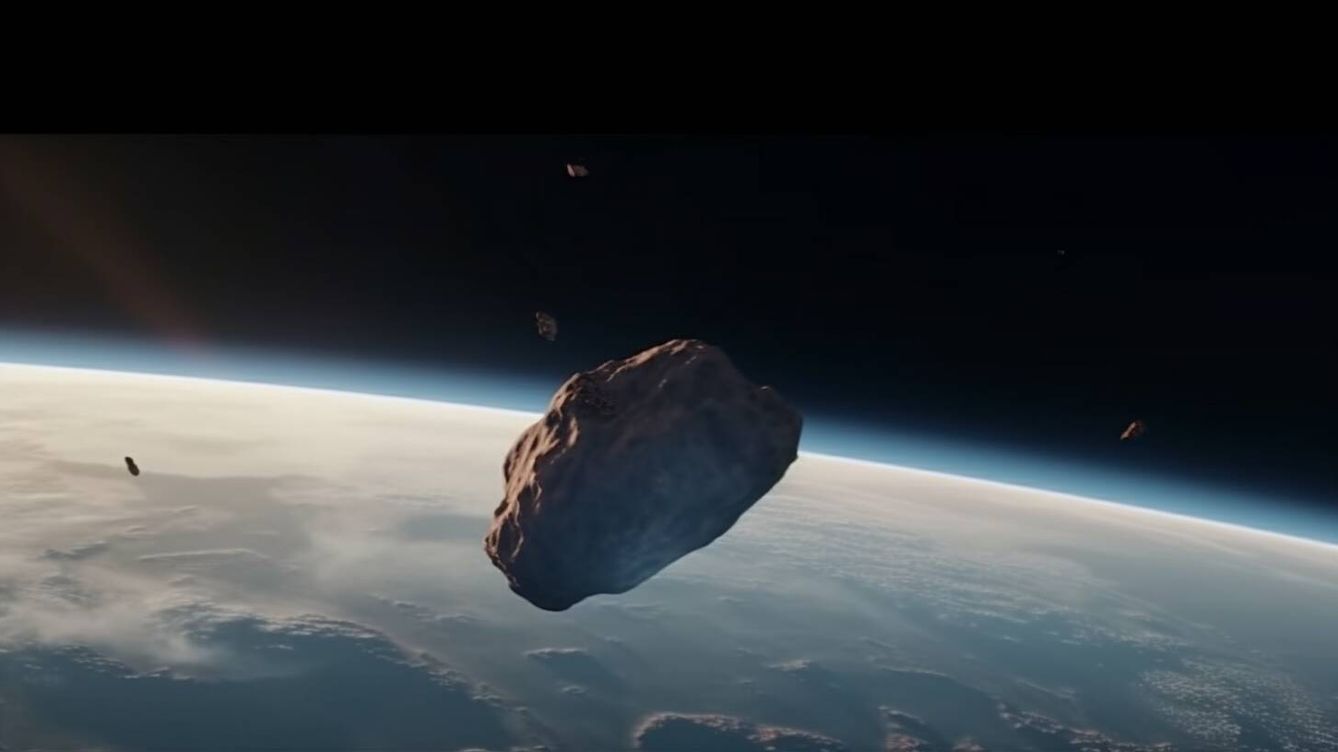 Foto: Tras el éxito de la misión DART, la NASA cree que puede evitar el impacto de grandes asteroides contra la Tierra. (Ilustración Midjourney - O.K.)