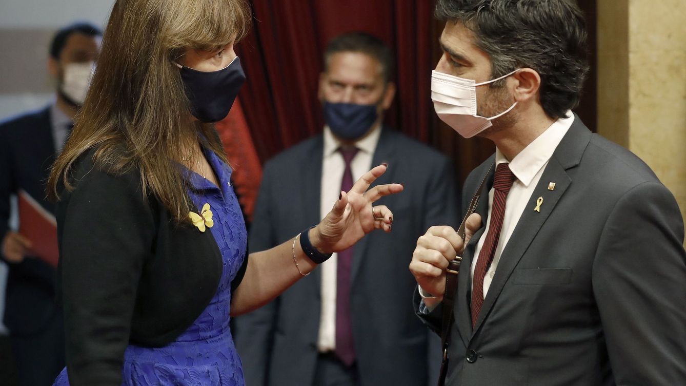 Laura Borràs y Puigneró se descuelgan del Parlament paralelo que monta Puigdemont