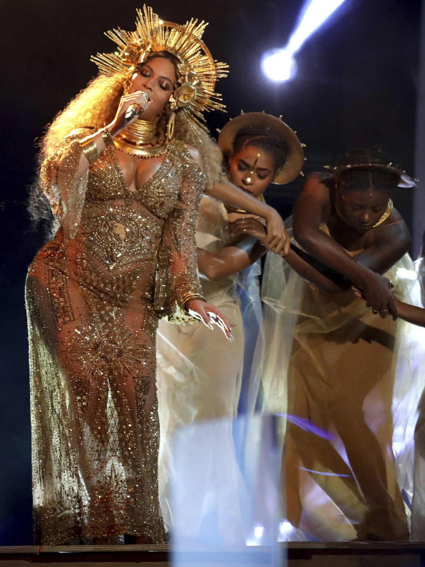 Beyoncé en una imagen de archivo en los Grammy (Gtres)
