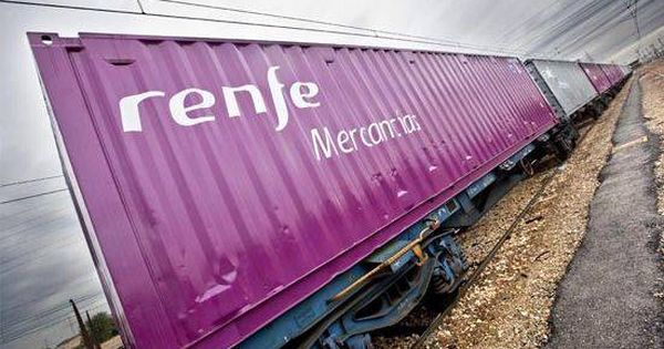Foto: Un vagón de Renfe Mercancías. 