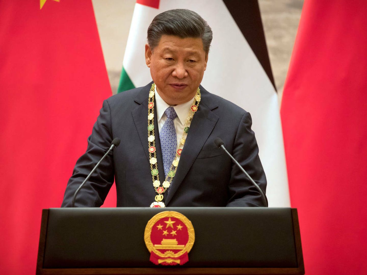 El presidente chino, Xi Jinping, durante una reciente ceremonia en Pekín. (Reuters)