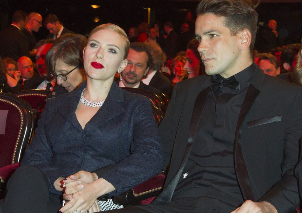 Foto: Scarlett Johansson y Romain Dauriac en febrero de 2014 (Gtres)