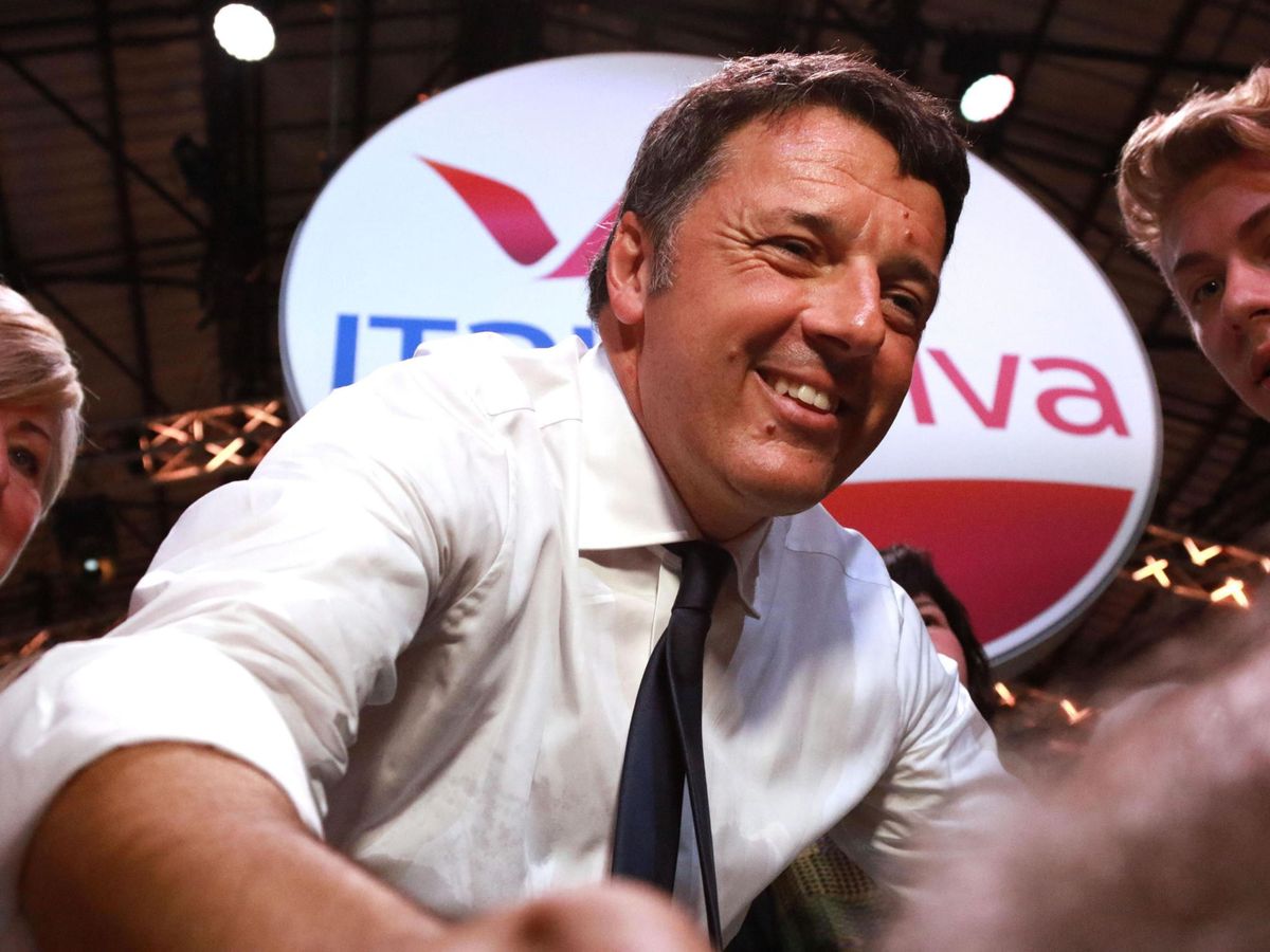 Foto: Matteo Renzi, en un evento en Florencia de su partido, Italia Viva, en 2019. (EFE)