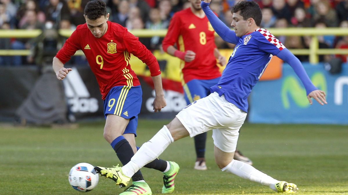 Croacia destroza a la Selección sub-21 y le complica mucho su clasificación a la Euro