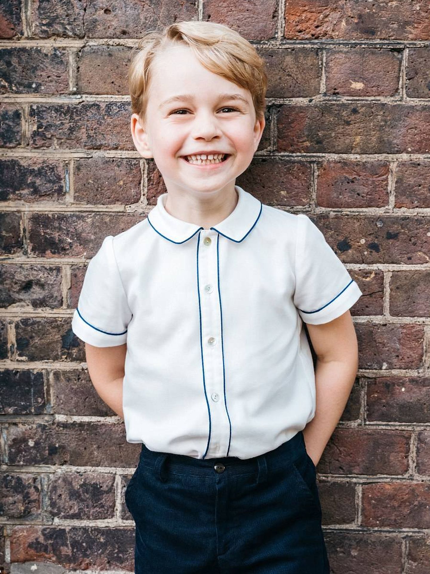 Foto oficial de George a sus cinco años (Kensington Palace)