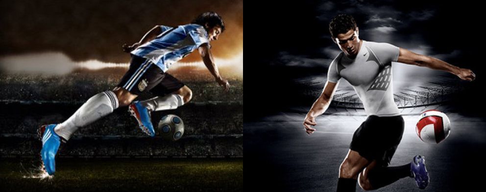 Foto: ¿Quién ganaría en un derbi entre Nike y Adidas?