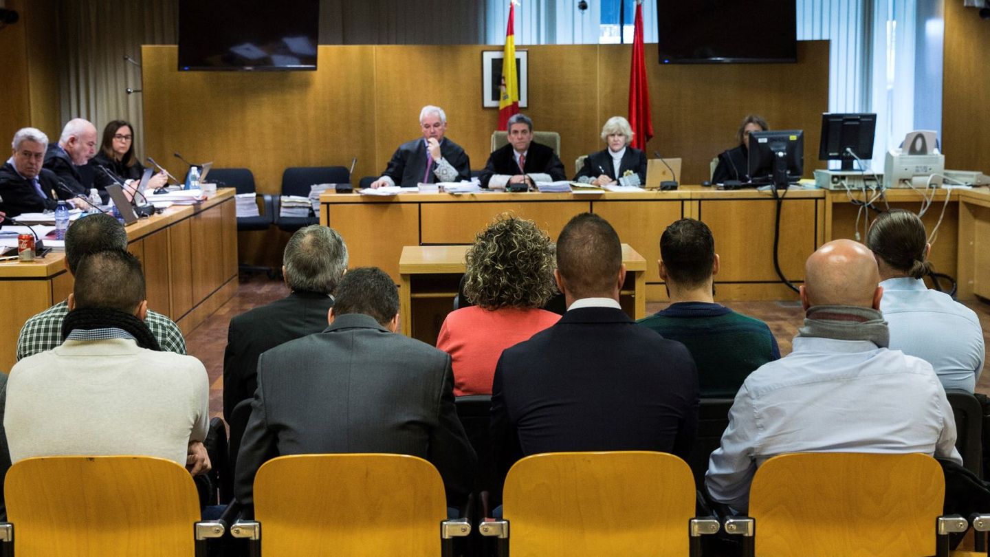 Imagen del juicio contra 10 personas en el conocido como caso Coslada. (EFE)
