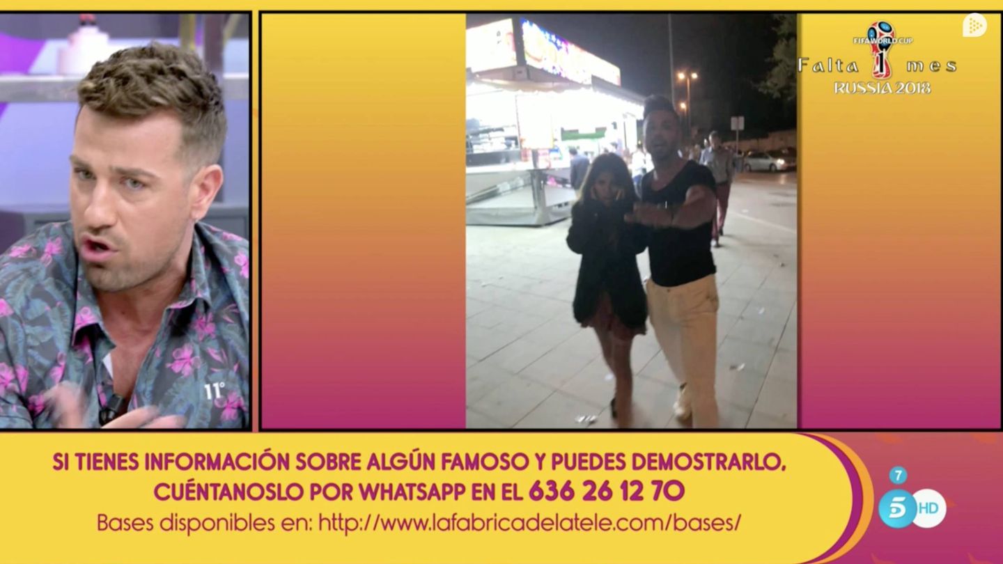 Rafa Mora comenta las informaciones sobre Chabelita en la feria de Jerez (Telecinco)