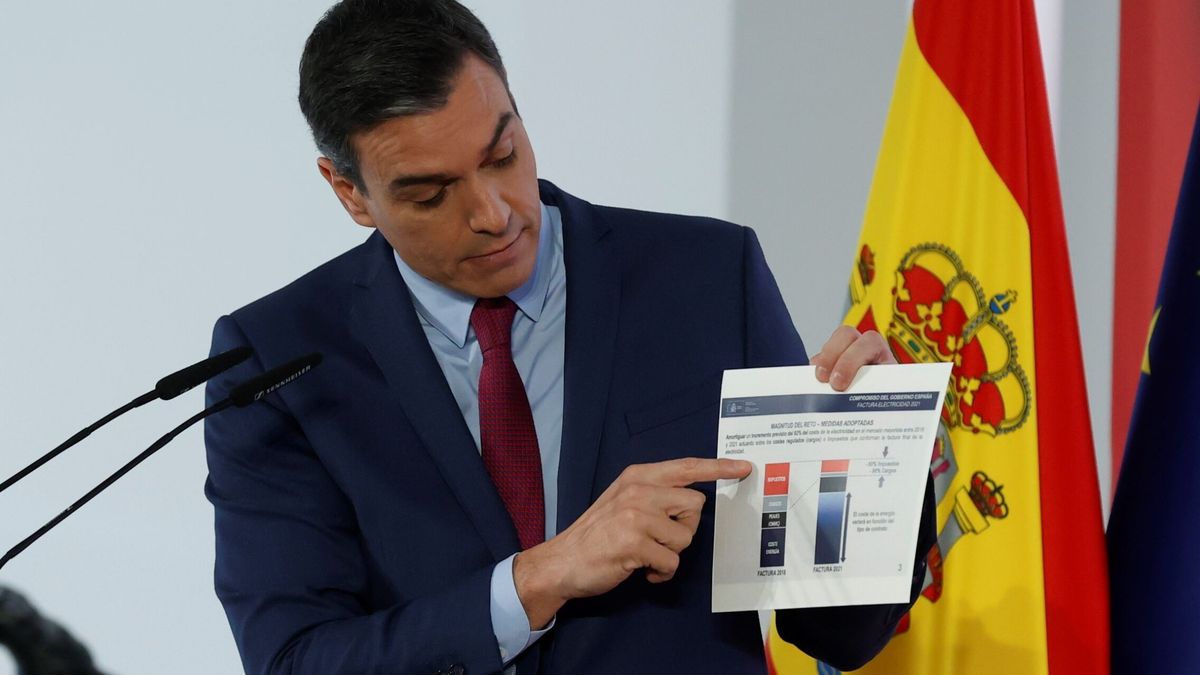 Sánchez saca pecho con la luz, pero reconoce que el 30% de los españoles pagará más que en 2018