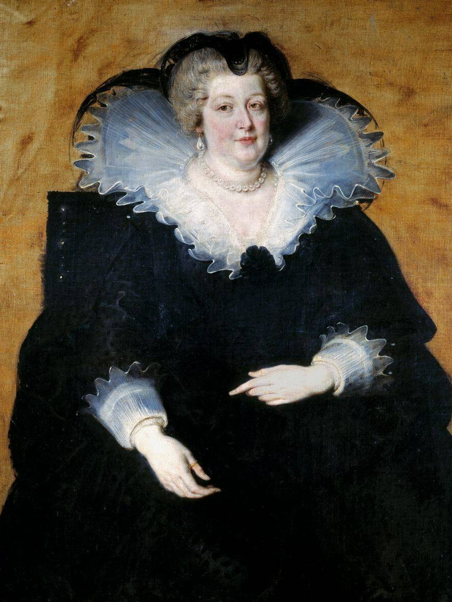 'Retrato de María de Médici'. Rubens. 1622. Museo del Prado