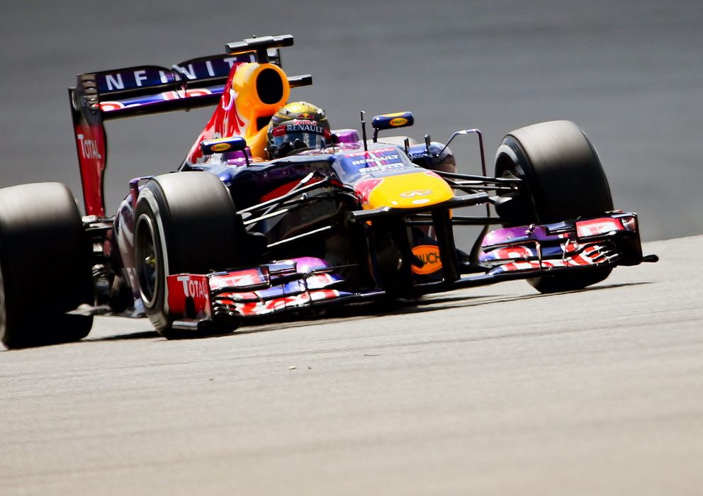 Foto: El RB9 de Sebastian Vettel vuelve a encabezar una tabla de tiempos.