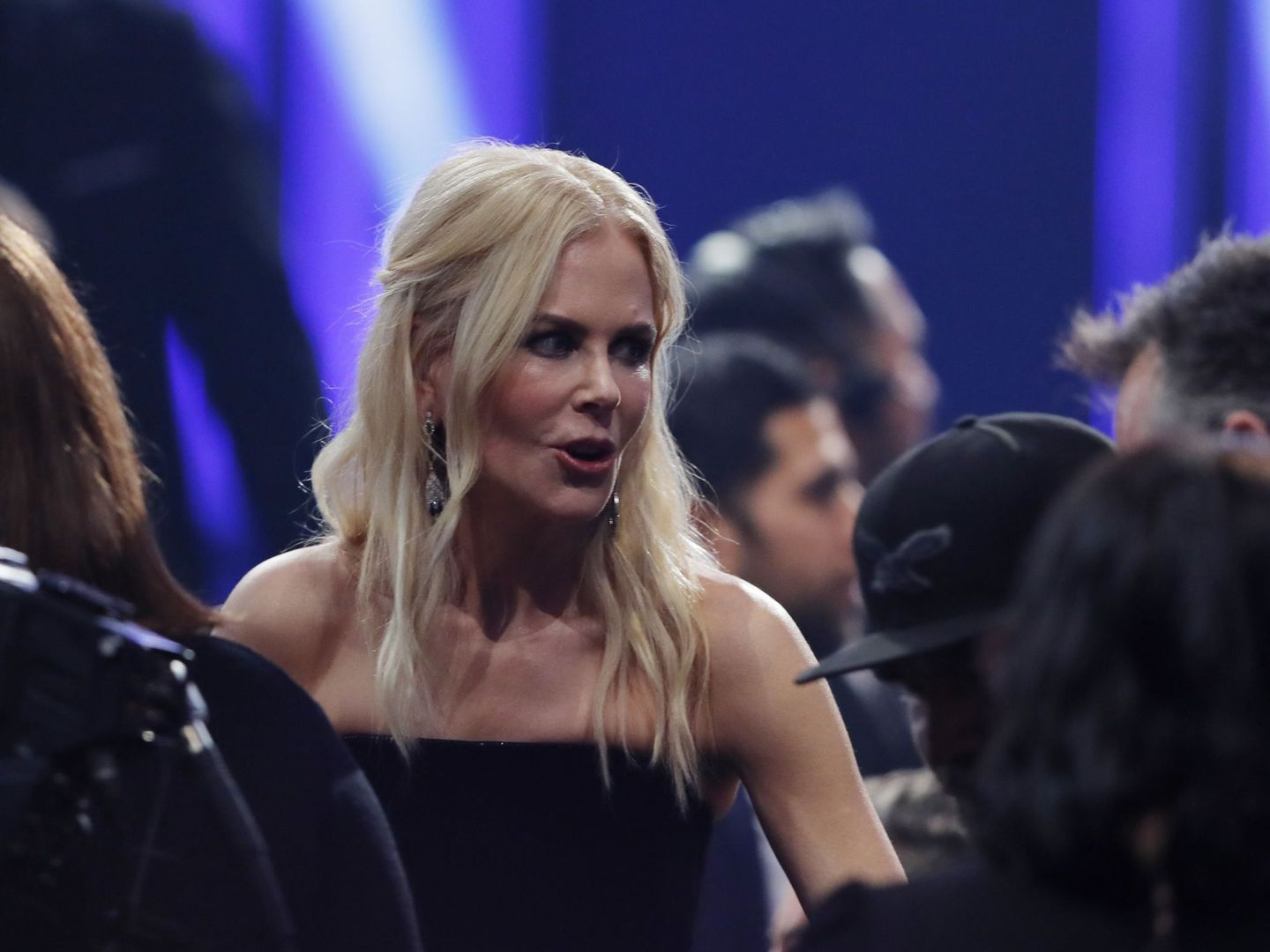 Nicole Kidman en un momento de la gala.  (Reuters)